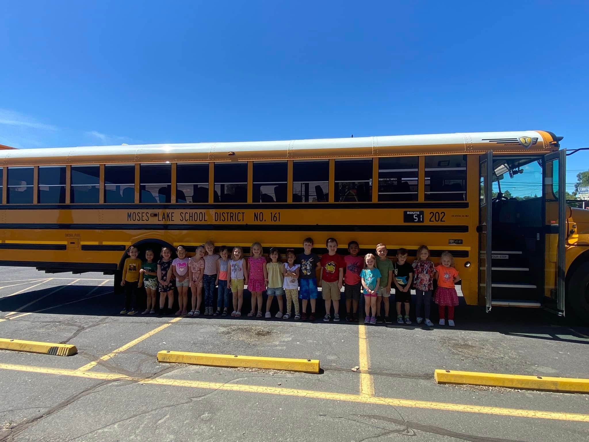  love when the MLSD Bus comes to visit. We get to learn about saftey and we love to take our ride around town!